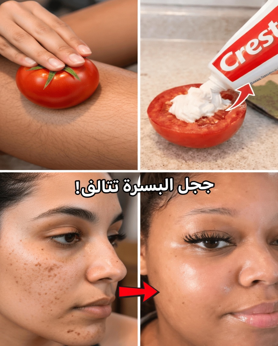 اكتشفي قناع الوجه الرائج من معجون الأسنان والطماطم الذي يجربه الكثيرون للحصول على مظهر مسام أصغر، وبقع داكنة أقل وضوحًا، وبشرة أكثر إشراقًا، وتقليل ألطف لشعر الوجه