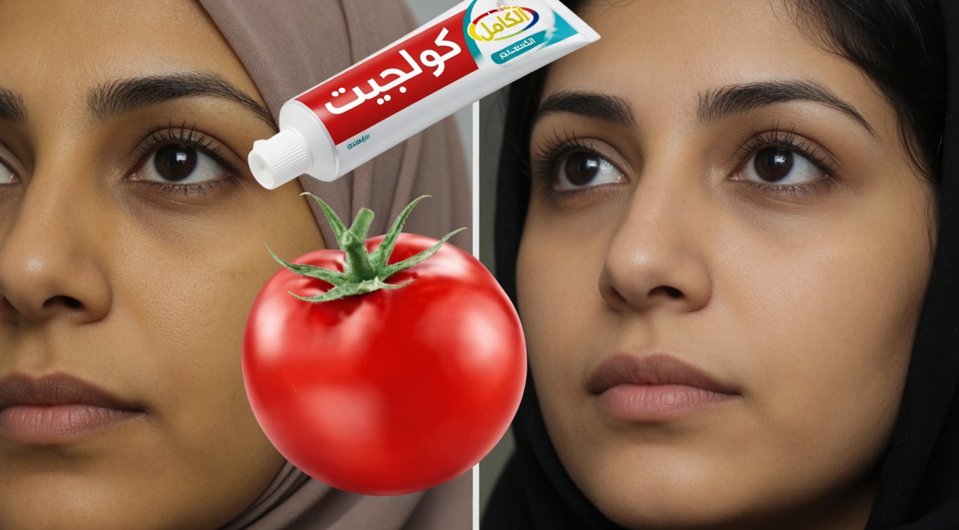 اكتشفي قناع الوجه الرائج من معجون الأسنان والطماطم الذي يجربه الكثيرون للحصول على مظهر مسام أصغر، وبقع داكنة أقل وضوحًا، وبشرة أكثر إشراقًا، وتقليل ألطف لشعر الوجه