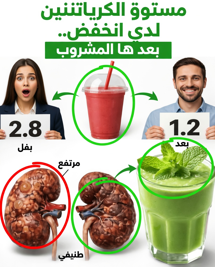 التعب وارتفاع الكرياتينين؟ اكتشف 3 مشروبات صباحية طبيعية قد تدعم صحة الكلى