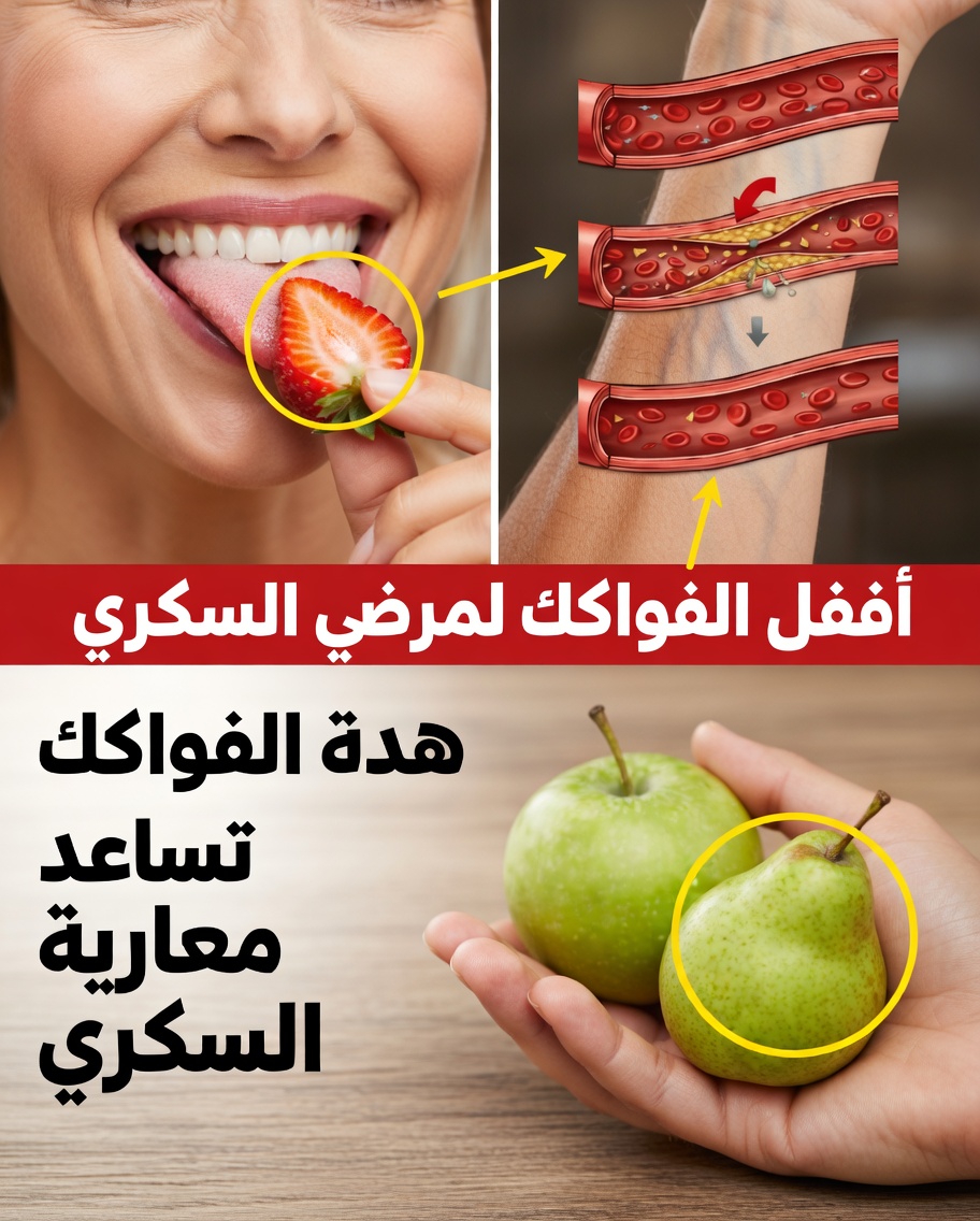 أفضل 3 فواكه لمرضى السكري يمكنك تناولها يوميًا للمساعدة في دعم استقرار مستويات السكر في الدم