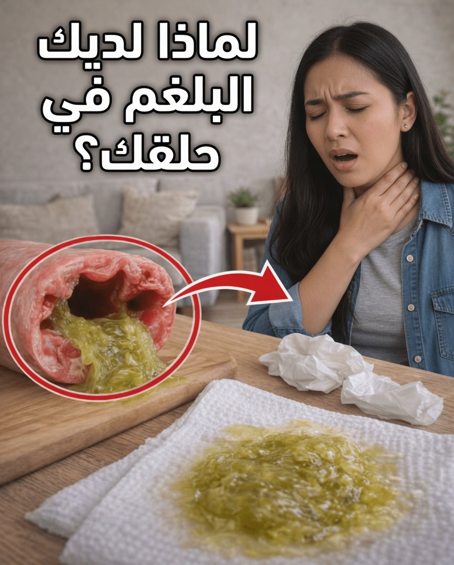 بلغم مستمر في الحلق؟ العادة الخفية التي تجعله أسوأ من دون أن تدرك