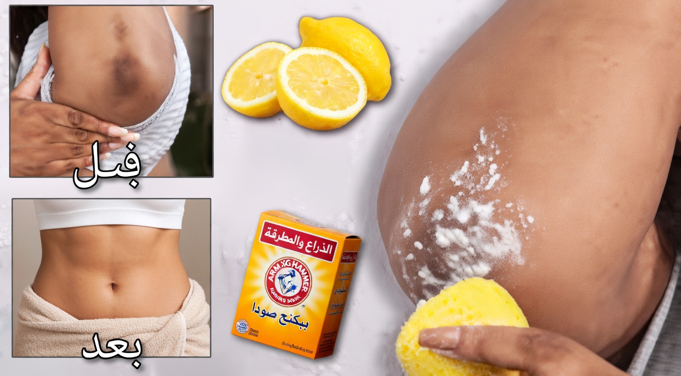 كيف يمكنكِ تفتيح المرفقين والركبتين والإبطين الداكنة بلطف باستخدام روتين بسيط بالليمون في المنزل؟