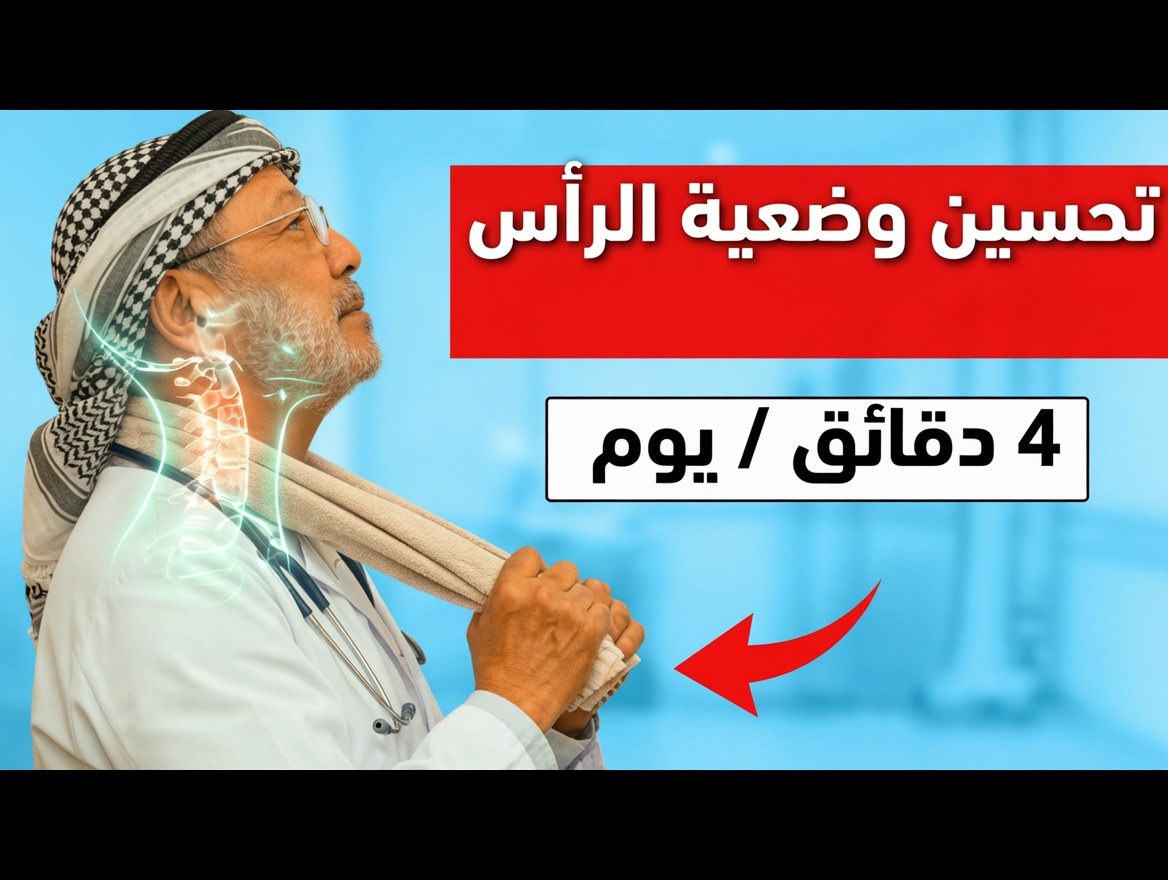 كيفية المساعدة في تحسين وضعية الرأس المتقدمة إلى الأمام بعد سن الستين في 4 دقائق فقط من خلال روتين لطيف