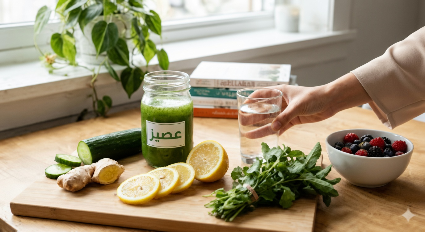 مشروب الصباح لمدة 10 دقائق الذي يستخدمه كثير من البالغين فوق سن 45 لدعم راحة الهضم بلطف وبشكل طبيعي