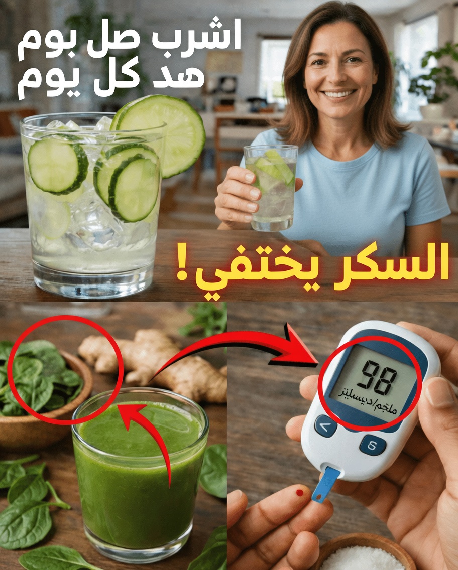 اشرب هذا كل صباح وشاهد سكر الدم ينخفض بشكل غير مسبوق (المشروب رقم 1 الذي لا يروّج له الأطباء)