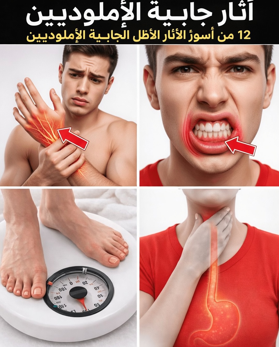 12 من الآثار الجانبية لأملوديبين التي يجب أن تعرفها (ومتى يجب أن تتحدث إلى طبيبك)