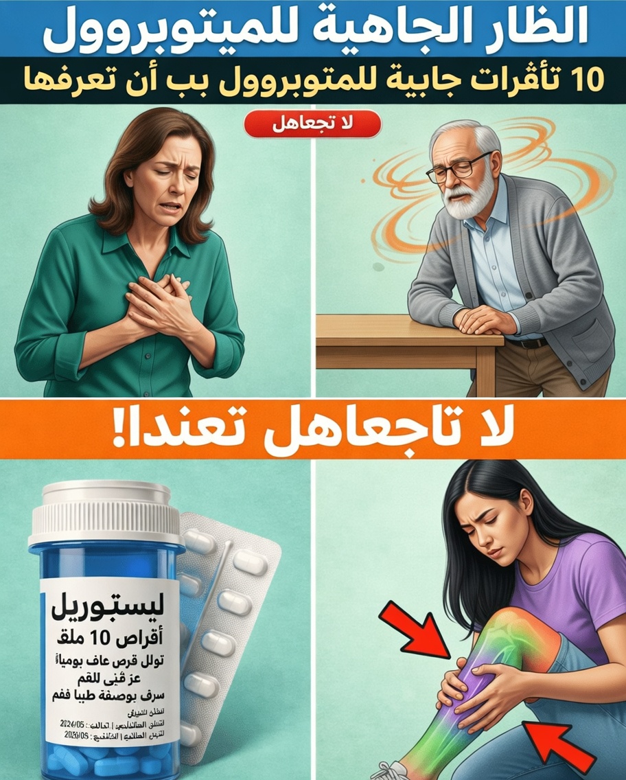 10 آثار جانبية للميتوبرولول غالبًا ما يتم تجاهلها: ما الذي يحتاج المرضى إلى معرفته عن دواء القلب