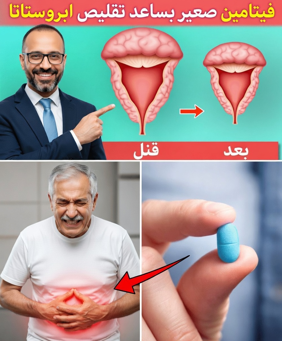 فيتامين صغير واحد يساعد على تصغير البروستاتا | فيتامين لتصغير تضخم البروستاتا