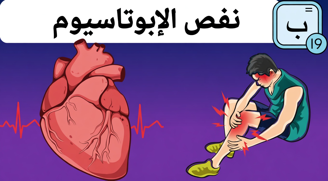 أنت تعاني من نقص البوتاسيوم إذا كانت لديك هذه العلامات التحذيرية الـ11 – (نقص بوتاسيوم الدم)