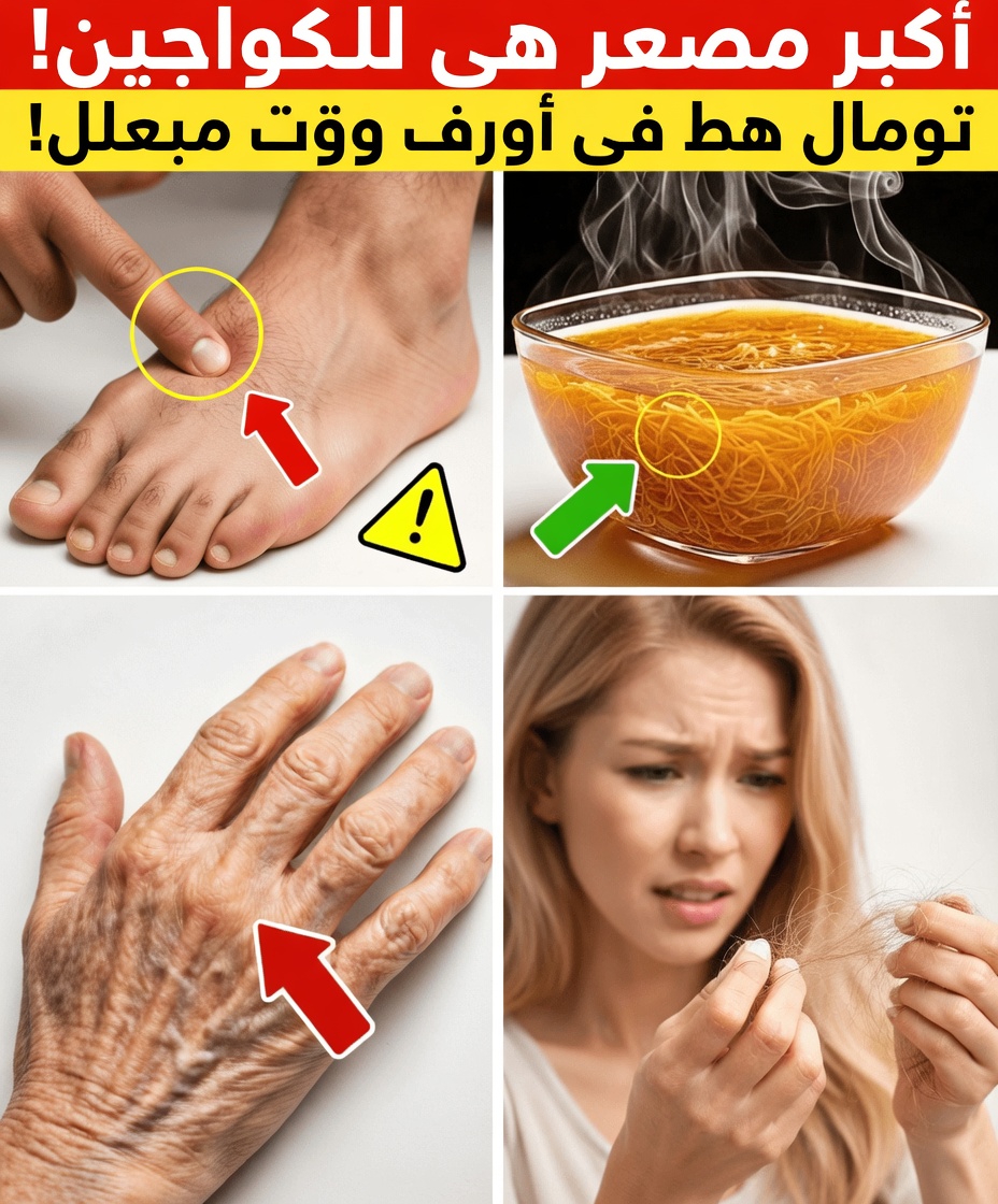 وداعًا للتورم! 8 أطعمة غنية بالكولاجين يجب أن تتناولها لساقيك ومفاصلك | نصائح صحية لكبار السن