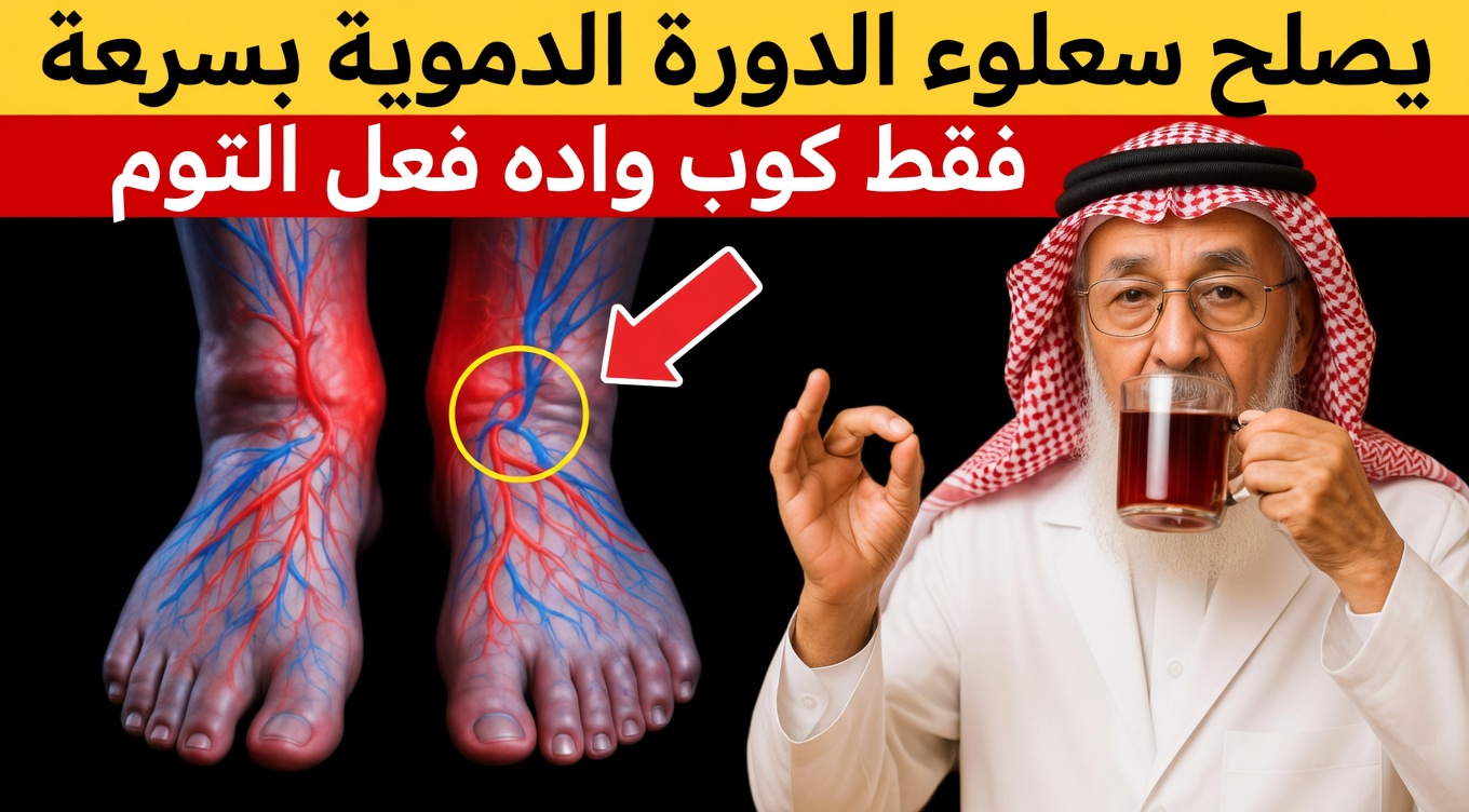 فوق الستين؟ اشرب هذا لزيادة تدفق الدم في الساقين بسرعة | نصائح صحية لكبار السن