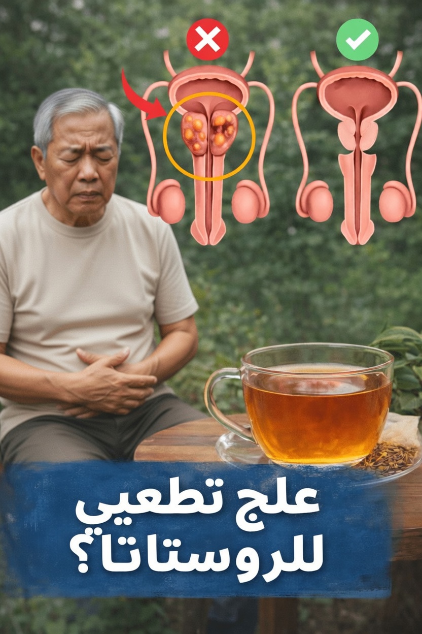 المشروب العشبي الذي يقلّل التهاب البروستاتا ويخفض خطر الإصابة بالسرطان: استخدمه يوميًا
