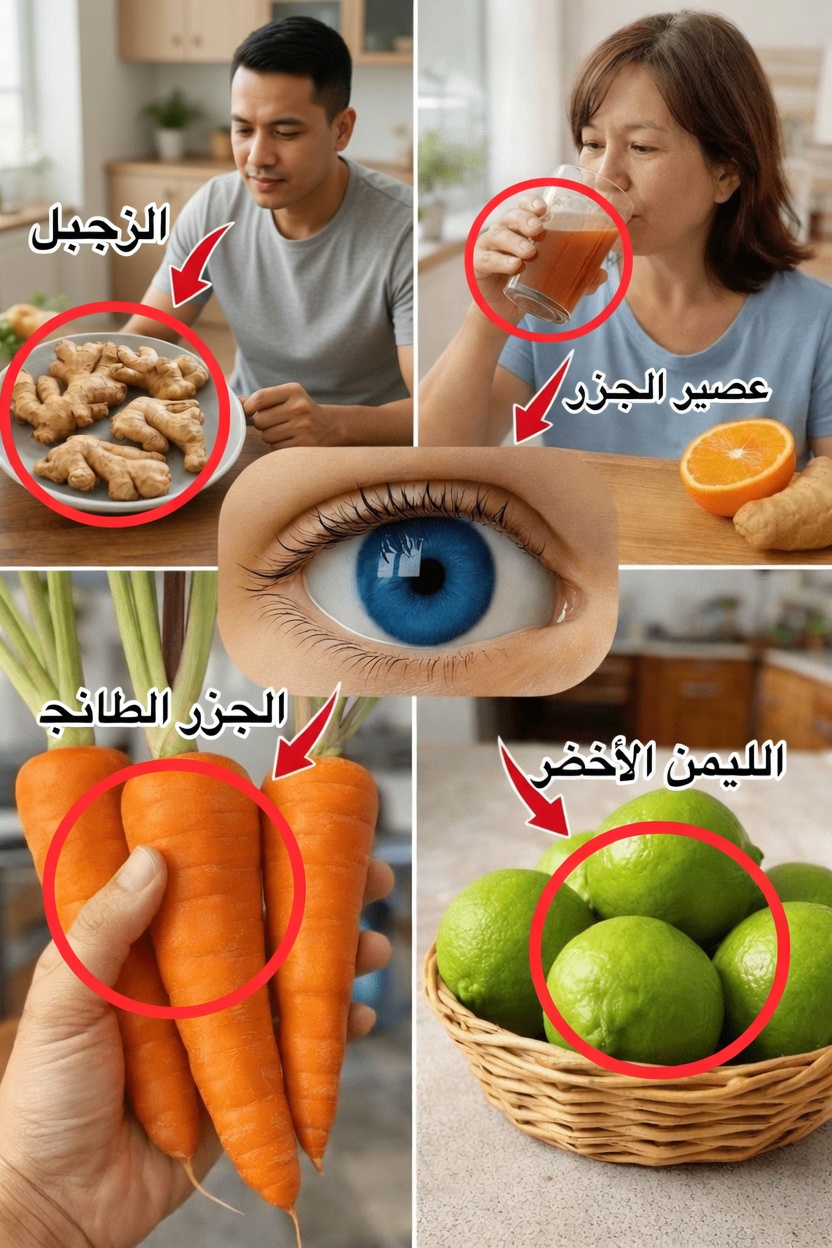 أنعش عينيك طبيعيًا: العصير الصباحي الذي يعيد البصر يوميًا