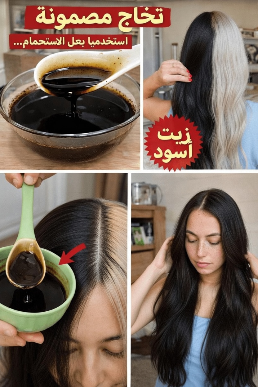 السر خلال 30 دقيقة: كيف تحصل على شعر أسود فاحم دائم طبيعيًا في المنزل — مضمون