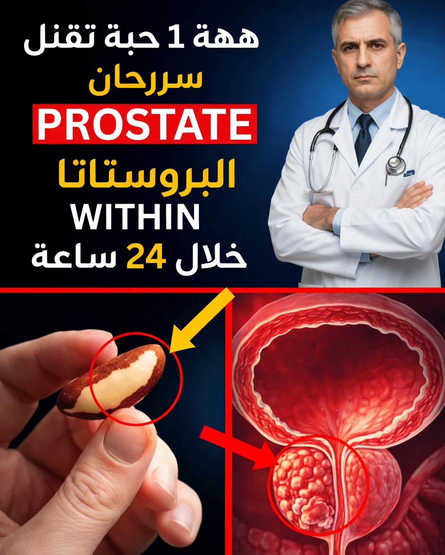حبة جوز واحدة فقط تقلّل تضخّم البروستاتا لديك