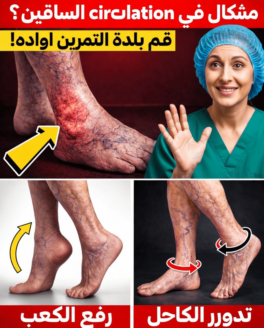 جرّاح يكشف: قم بهذا التمرين الواحد لضعف الدورة الدموية في الساقين بعد الستين