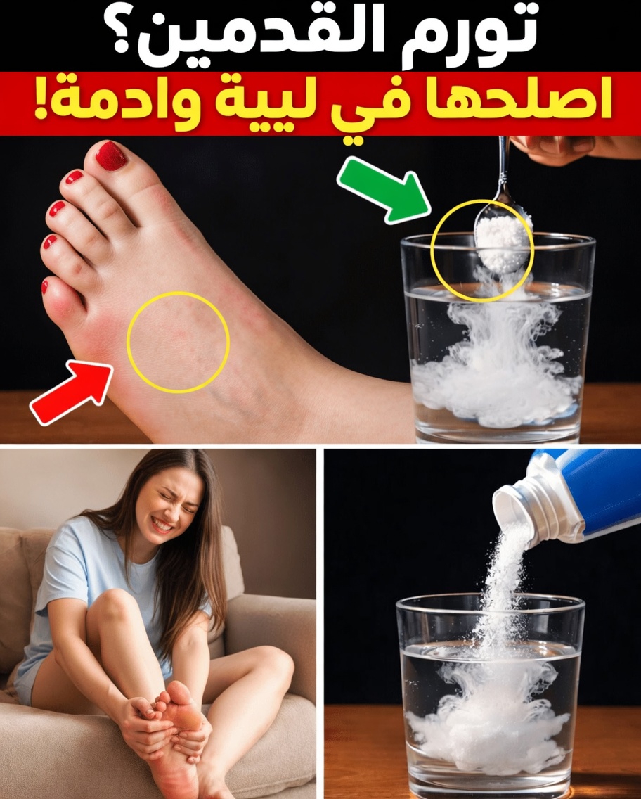 7 حيل قبل النوم لتخفيف تورم القدمين طوال الليل