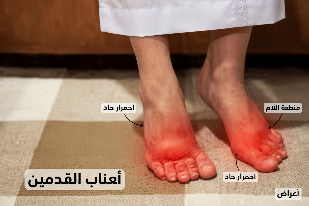 7 حيل قبل النوم لتخفيف تورم القدمين طوال الليل