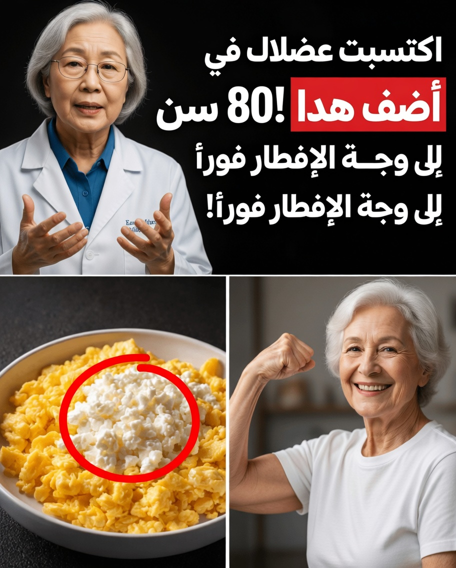 فوق الستين؟ اعكس فقدان العضلات الآن! أضف هذا الطعام القوي إلى فطورك