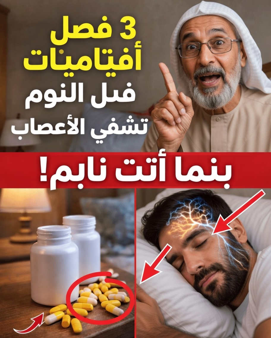 3 فيتامينات قبل النوم لأرجل أقوى بعد سن الستين