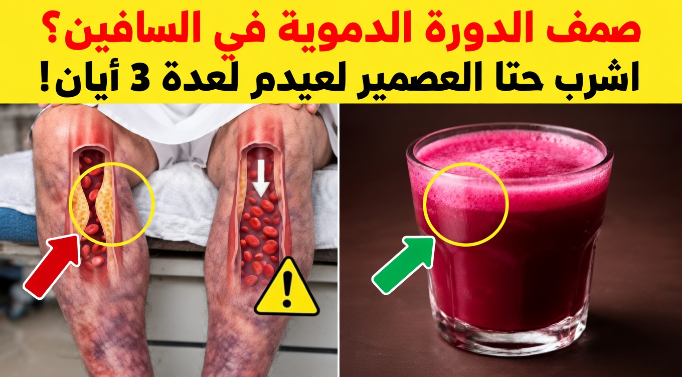 فوق الستين؟ اشرب هذا لزيادة تدفق الدم في الساقين فورًا