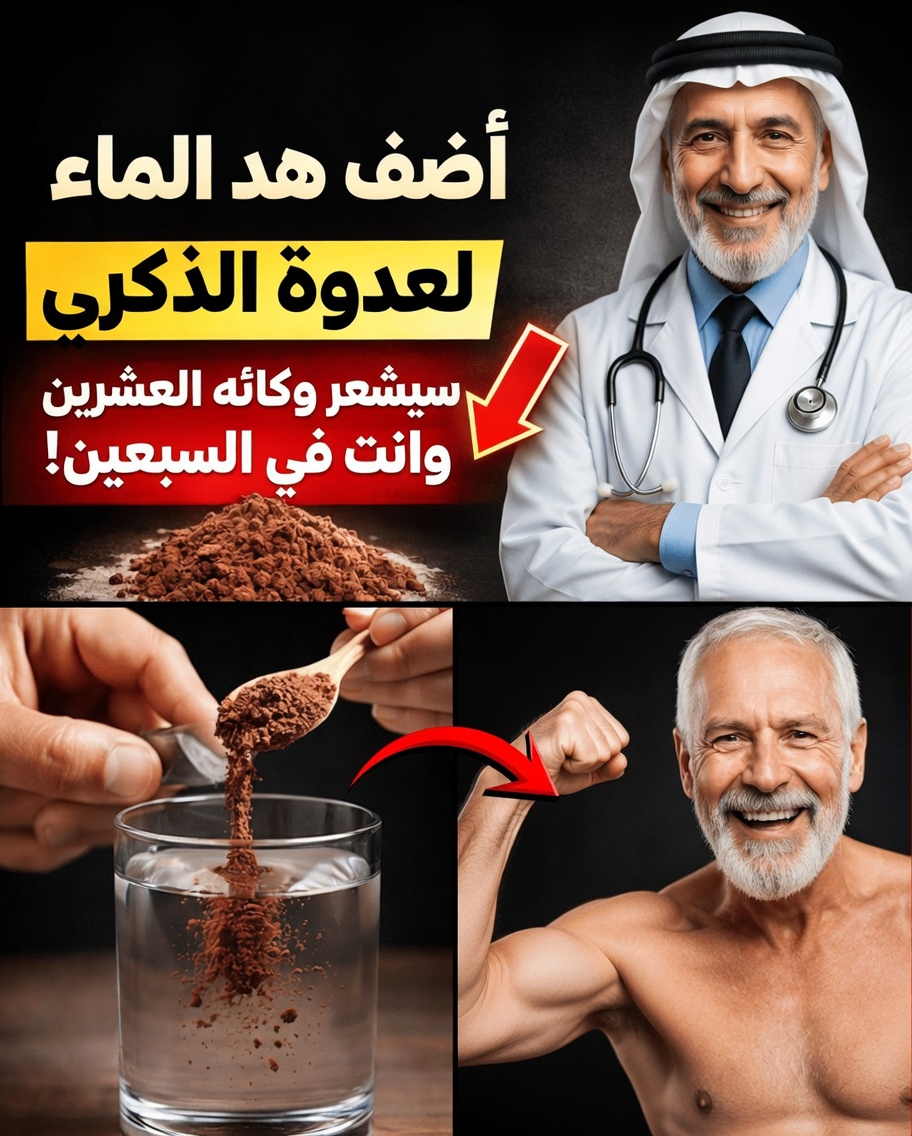 لا تشرب الماء العادي بعد سن الخمسين! أضف هذا المعدن لتدفق دم مذهل