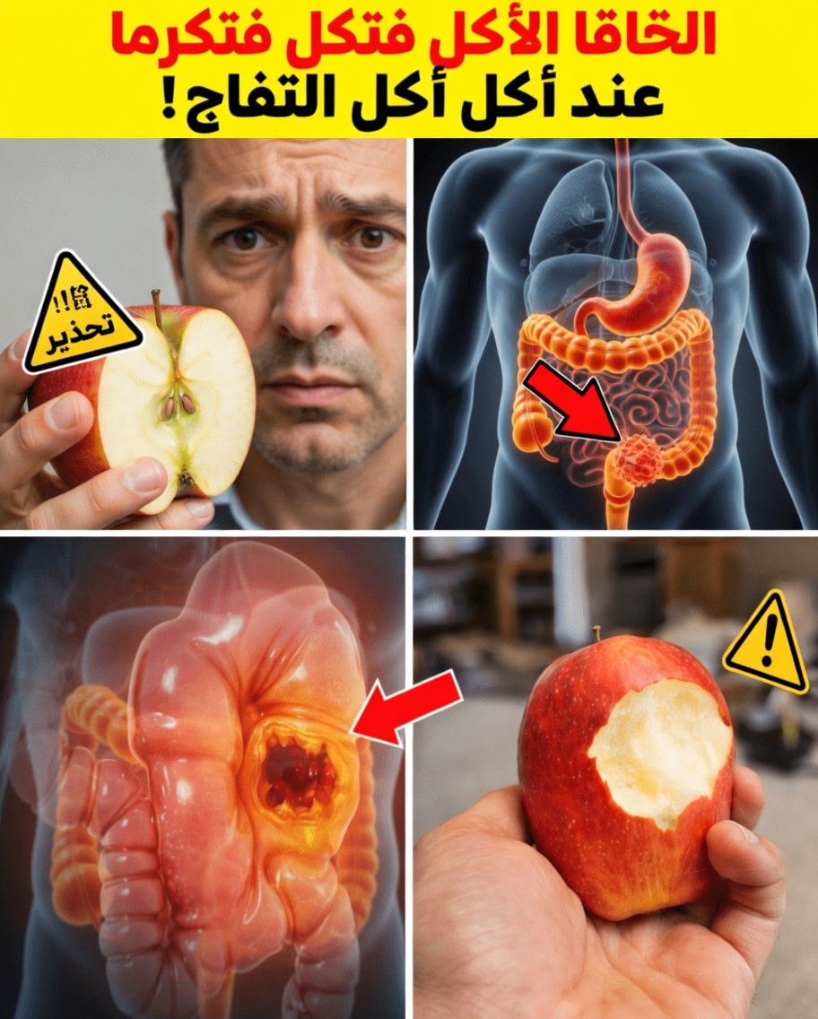 تحذير! أنت ترتكب هذه الأخطاء التسعة عند تناول التفاح وقد تضر بصحتك!