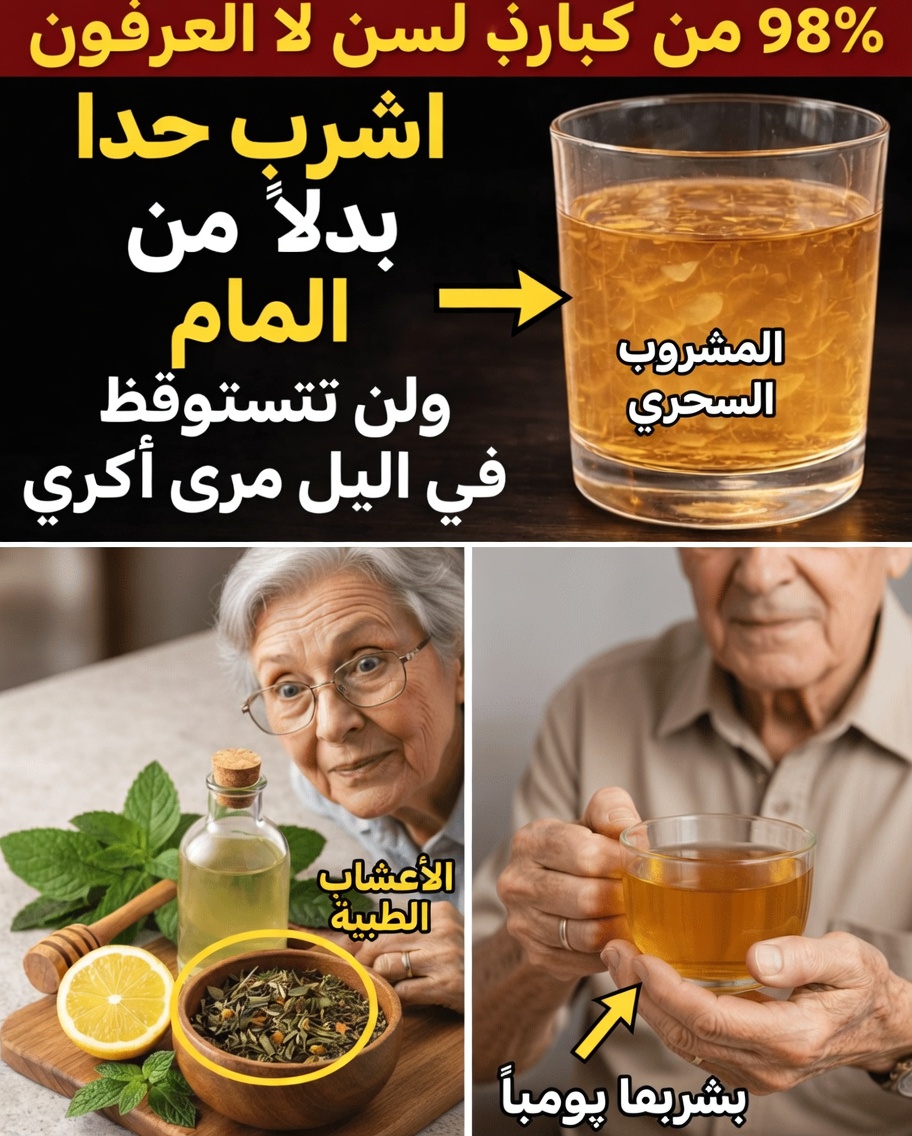 الاستيقاظ عند الساعة الثانية صباحًا كل ليلة بعد سن الستين؟ ارتشف هذا المشروب قبل النوم لنوم أعمق