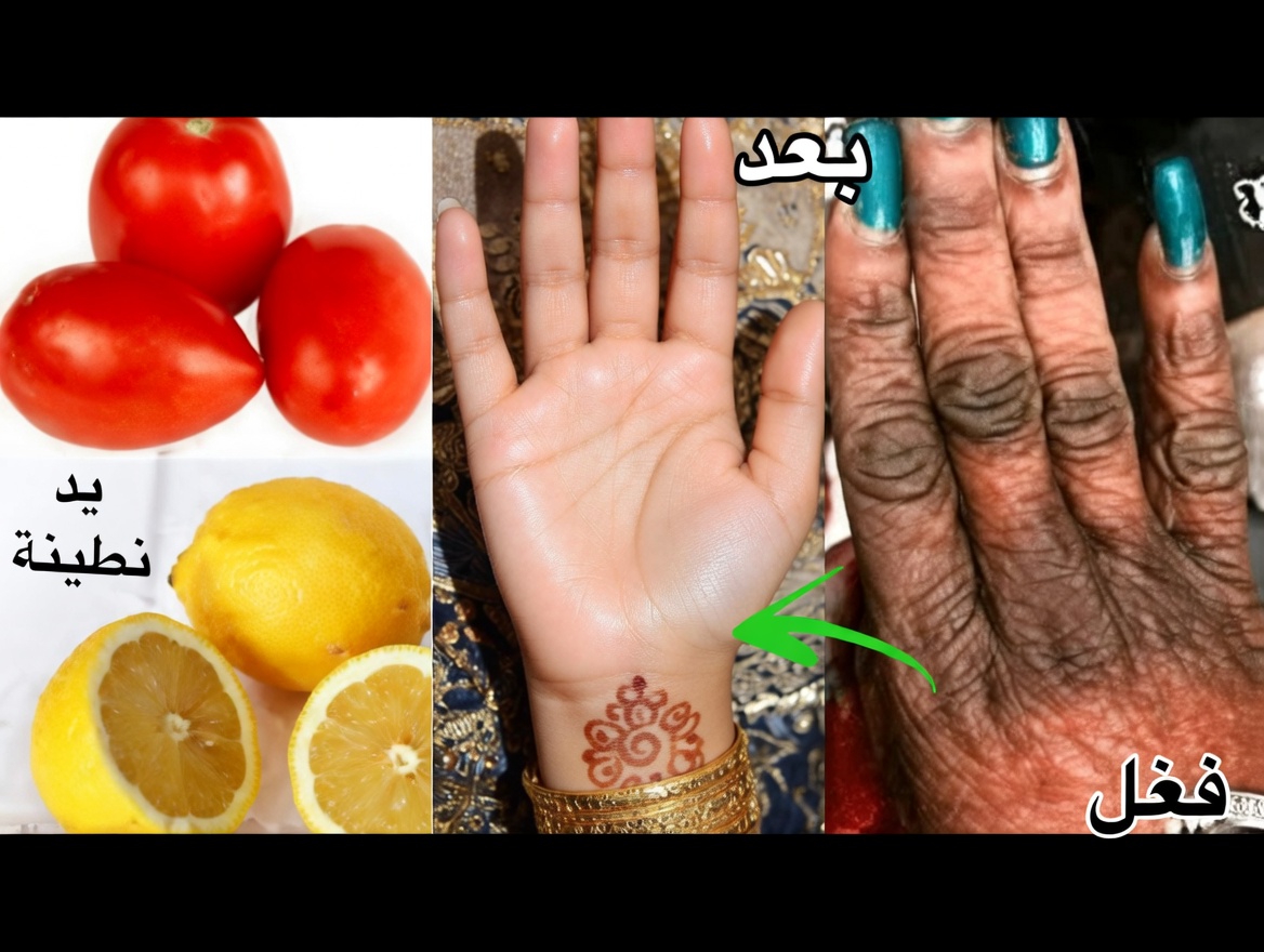 الطقس البسيط بالليمون لليدين الذي قد يساعد على تفتيح وتنعيم مظهر البشرة المتقدمة في السن على يديك وذراعيك