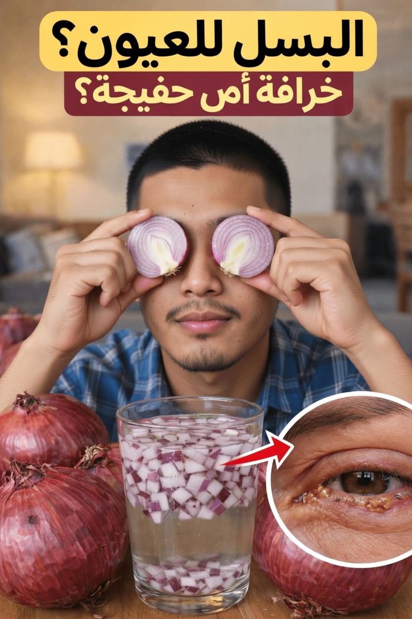 البصل للعيون: العلاج الطبيعي لمدة 5 دقائق الذي يكتشفه الكثيرون