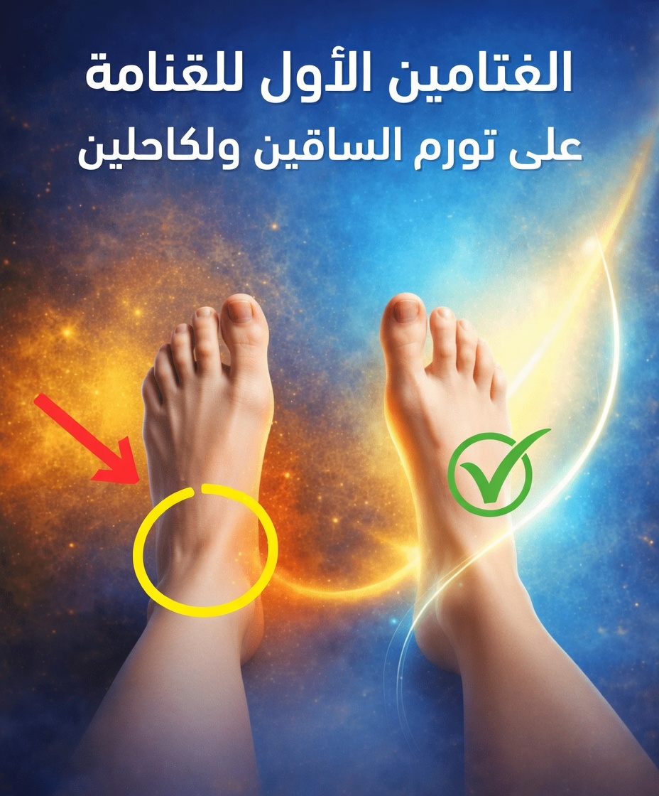 الفيتامين رقم 1 للقضاء على تورم الساقين والكاحلين