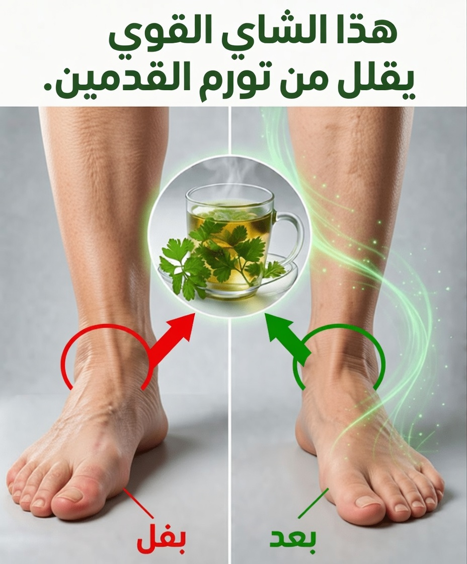 هل تُثقل عليك الساقان المتورمتان؟ قد يكون شاي البقدونس هذا هو الدعم اليومي الذي كنت تبحث عنه