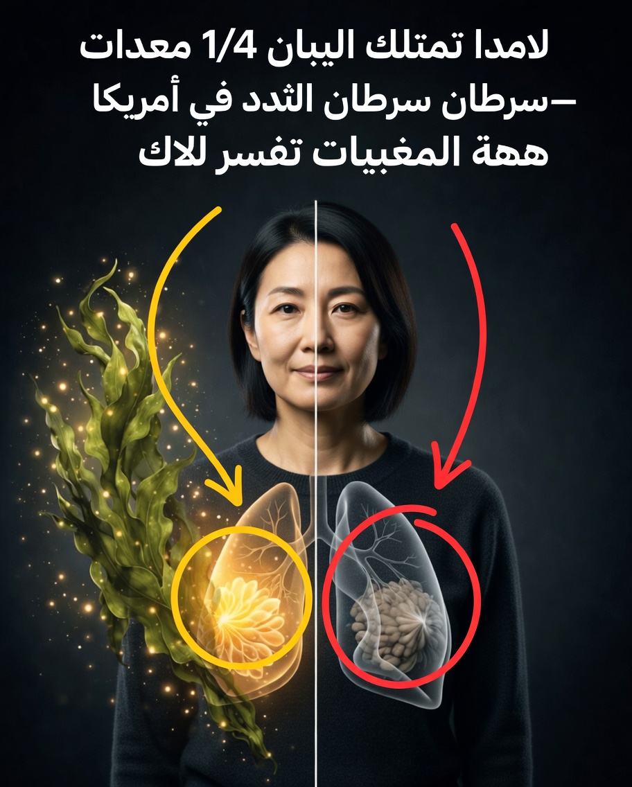 لماذا لدى اليابان معدل أقل للإصابة بسرطان الثدي مقارنةً بالولايات المتحدة – هذا العنصر الغذائي هو ما يصنع الفارق