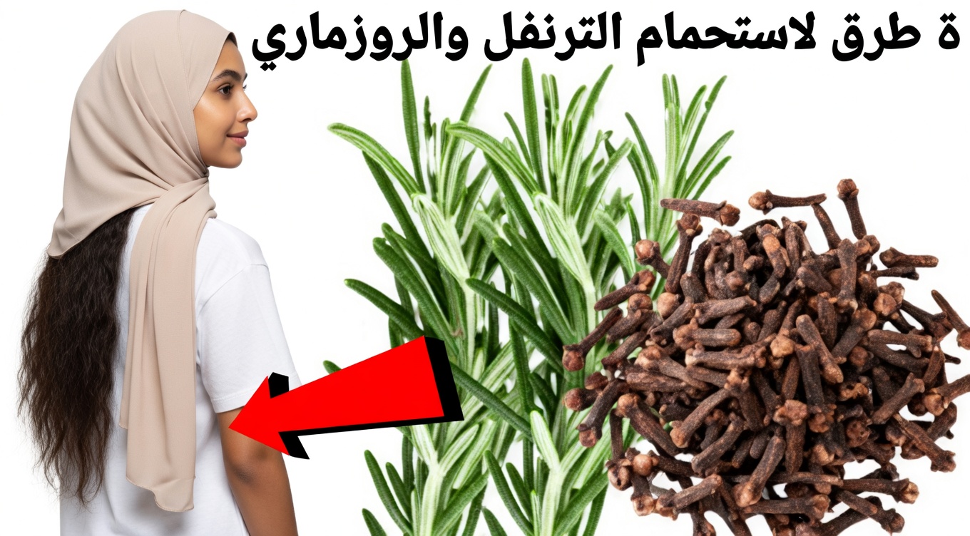 استكشاف طقس تونك الشعر بإكليل الجبل والقرنفل لشعر يبدو أكثر صحة في روتينك المسائي