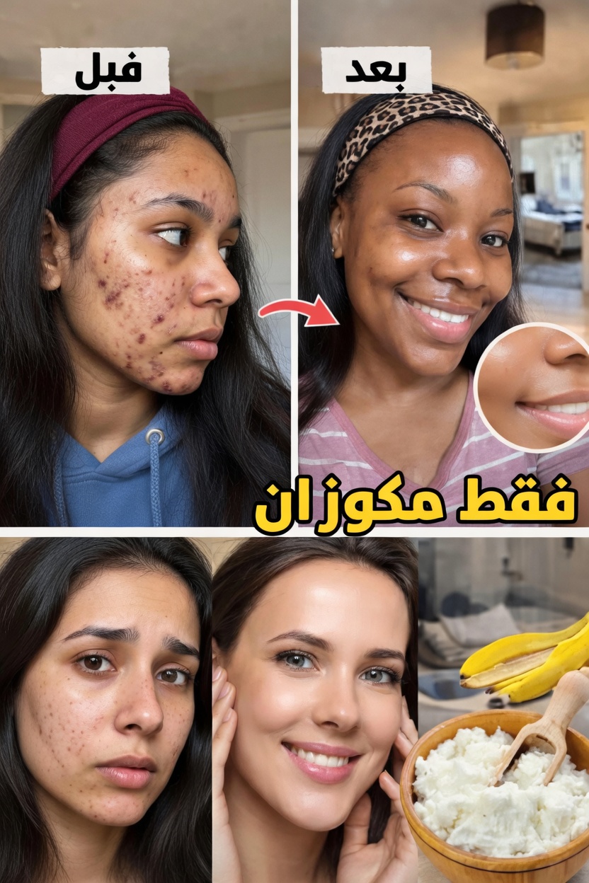 ٧ طرق طبيعية لتنعيم الخطوط الرفيعة وتعزيز إشراقة البشرة باستخدام قشور الموز