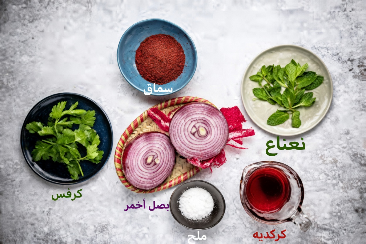 مقلاة الفاصوليا السوداء والبصل الأحمر على الطريقة المتوسطية