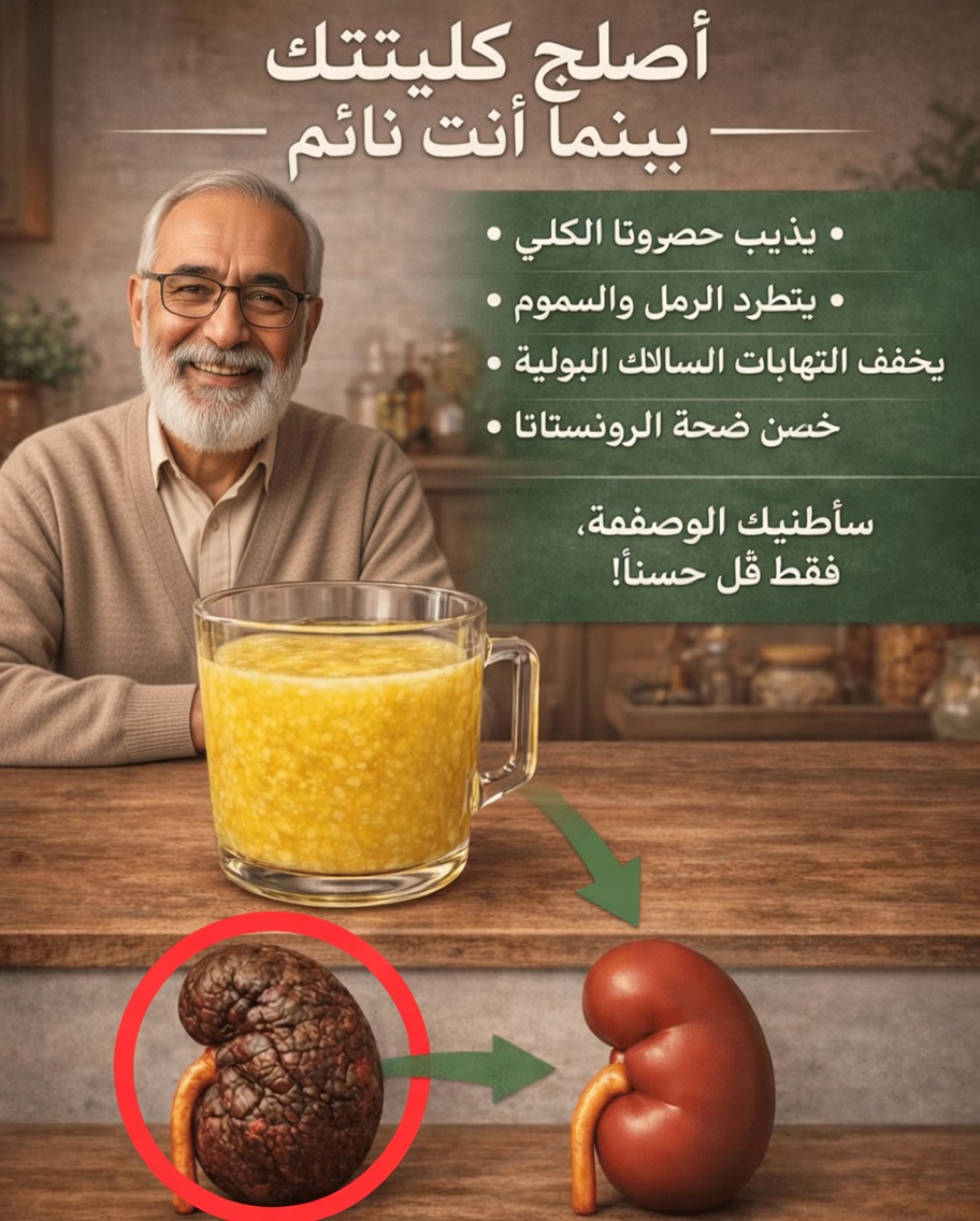 ادعم صحة كليتيك أثناء النوم؟ اكتشف مشروب دعم الكلى الطبيعي الذي يتحدث عنه الجميع