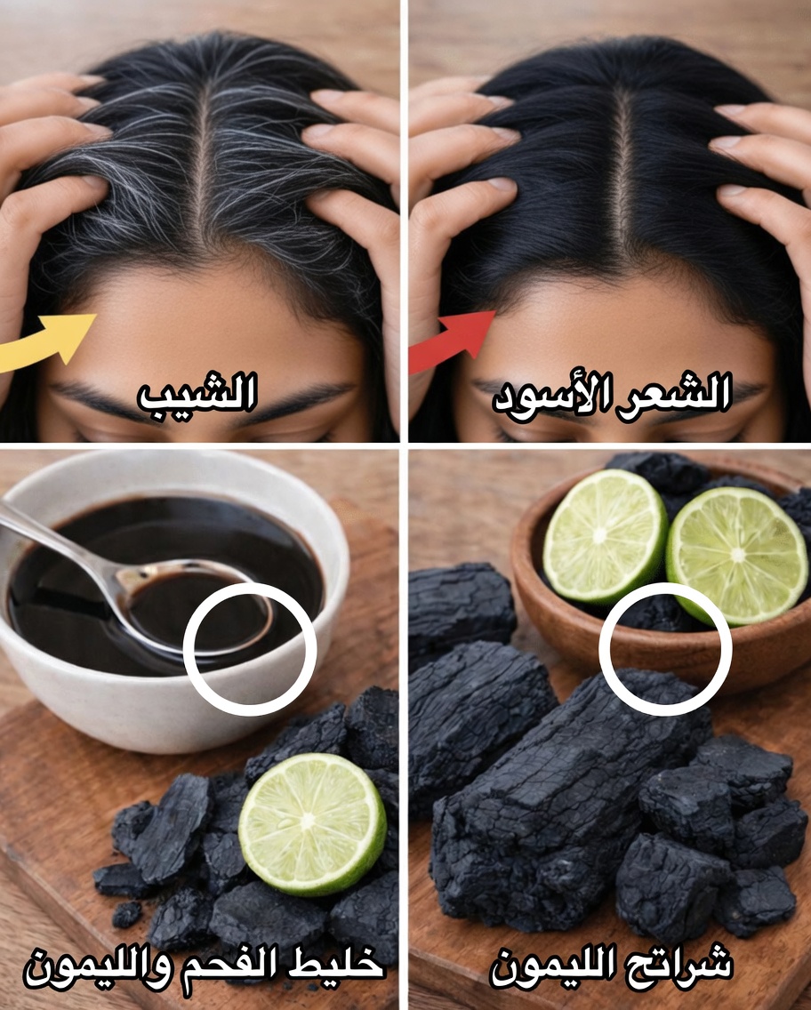 استكشاف نهج طبيعي لظهور الشيب باستخدام الفحم النشط والليمون