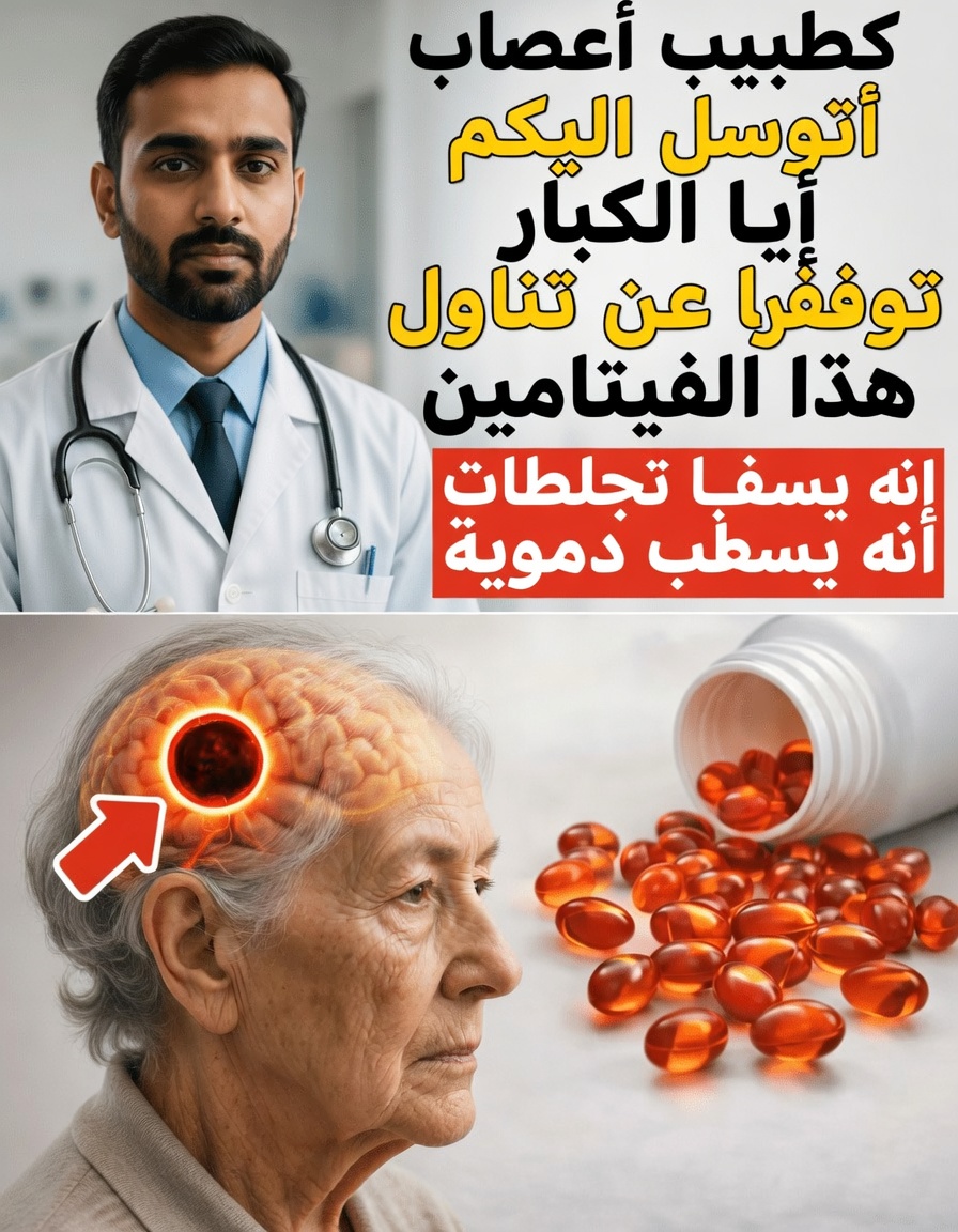 كطبيب أعصاب، أنا مصدوم: هذا الفيتامين قد يزيد خطر السكتة الدماغية بين عشية وضحاها لدى كبار السن