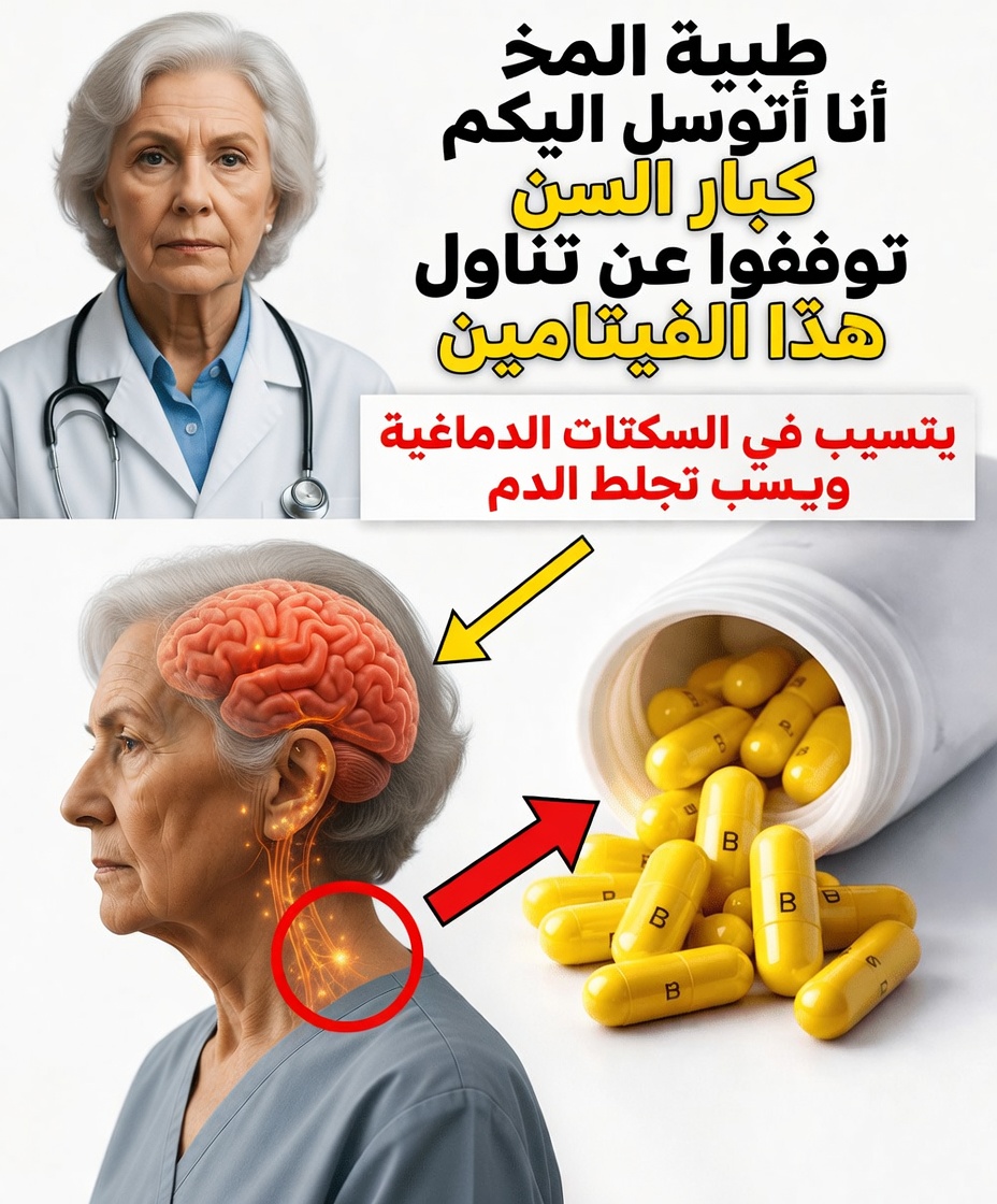 بصفتي طبيب أعصاب، أنا مصدوم: هذا الفيتامين يرفع خطر السكتة الدماغية بين ليلة وضحاها لدى كبار السن