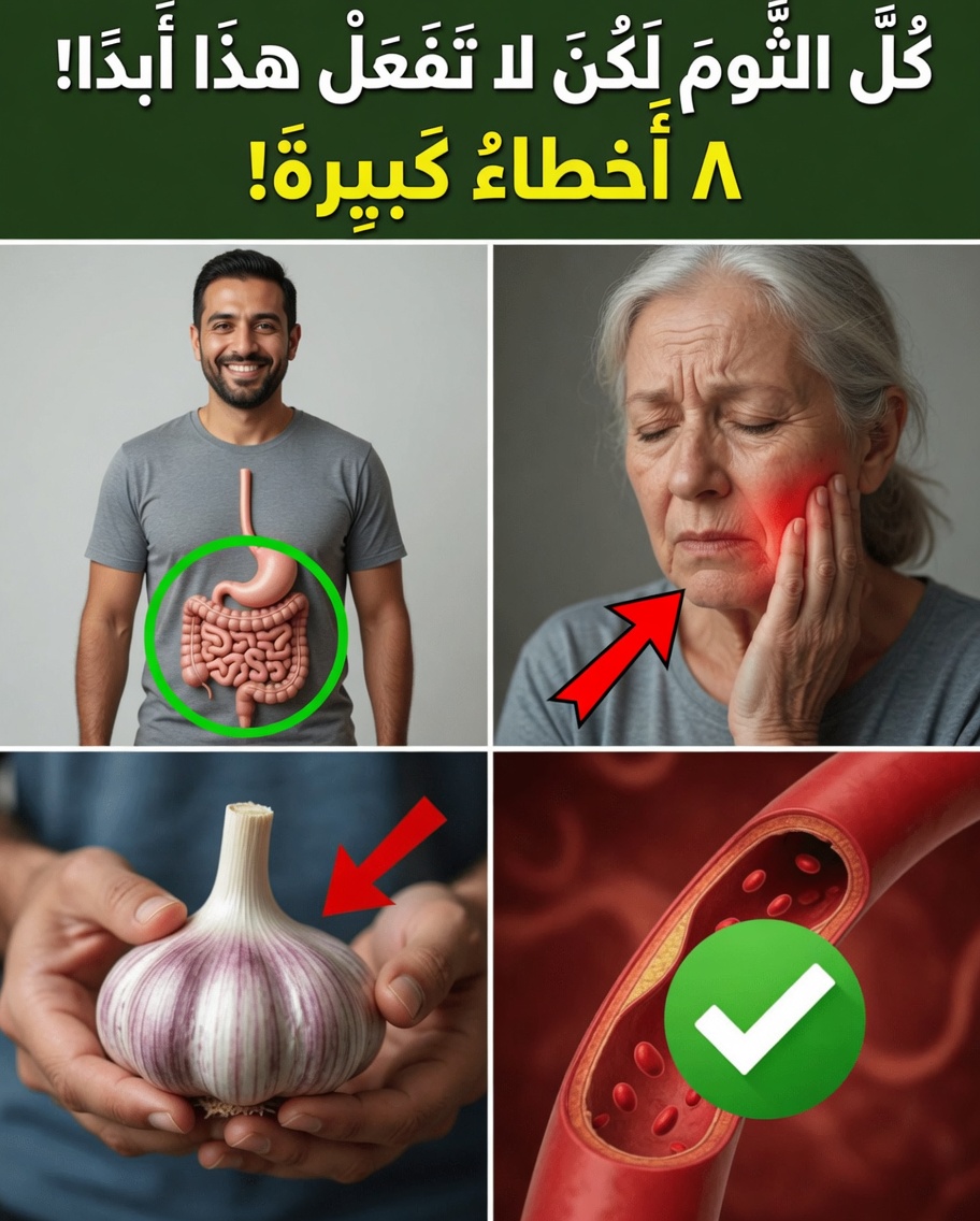 كُل الثوم لتحسين صحتك لكن إياك أن تفعل هذا: 8 أخطاء شائعة يجب تجنّبها