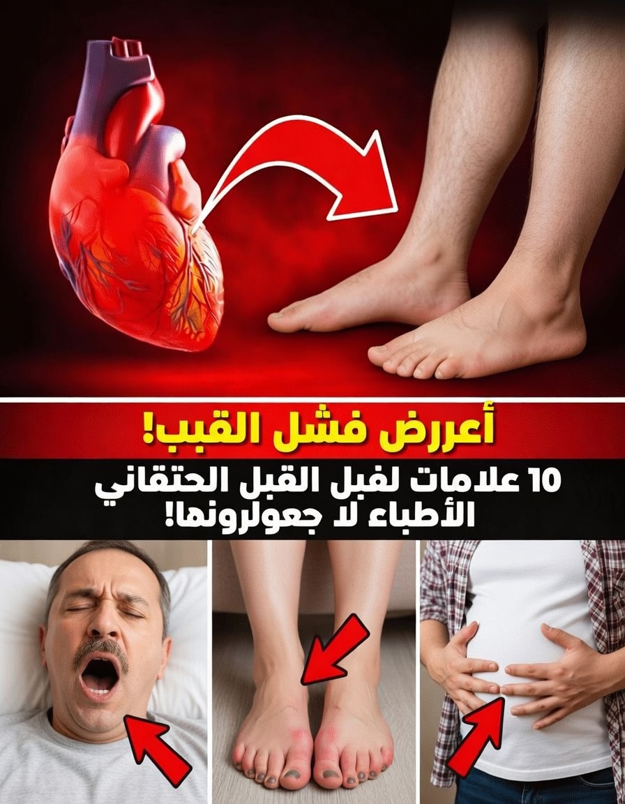 ١٢ عرضًا مهمًا لفشل القلب الاحتقاني قد تظهر في ساقيك وقدميك