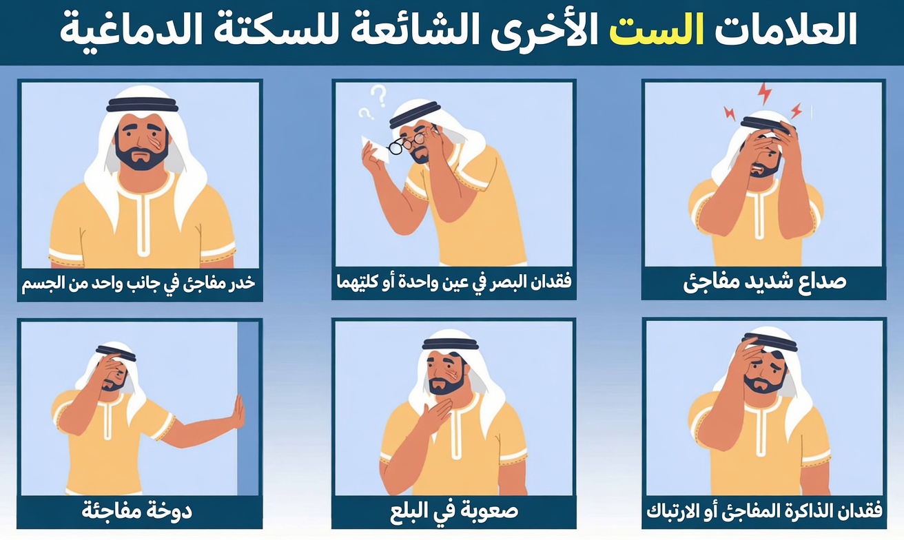 10 علامات مبكرة للسكتة الدماغية يجب على الجميع معرفتها لاتخاذ إجراء سريع