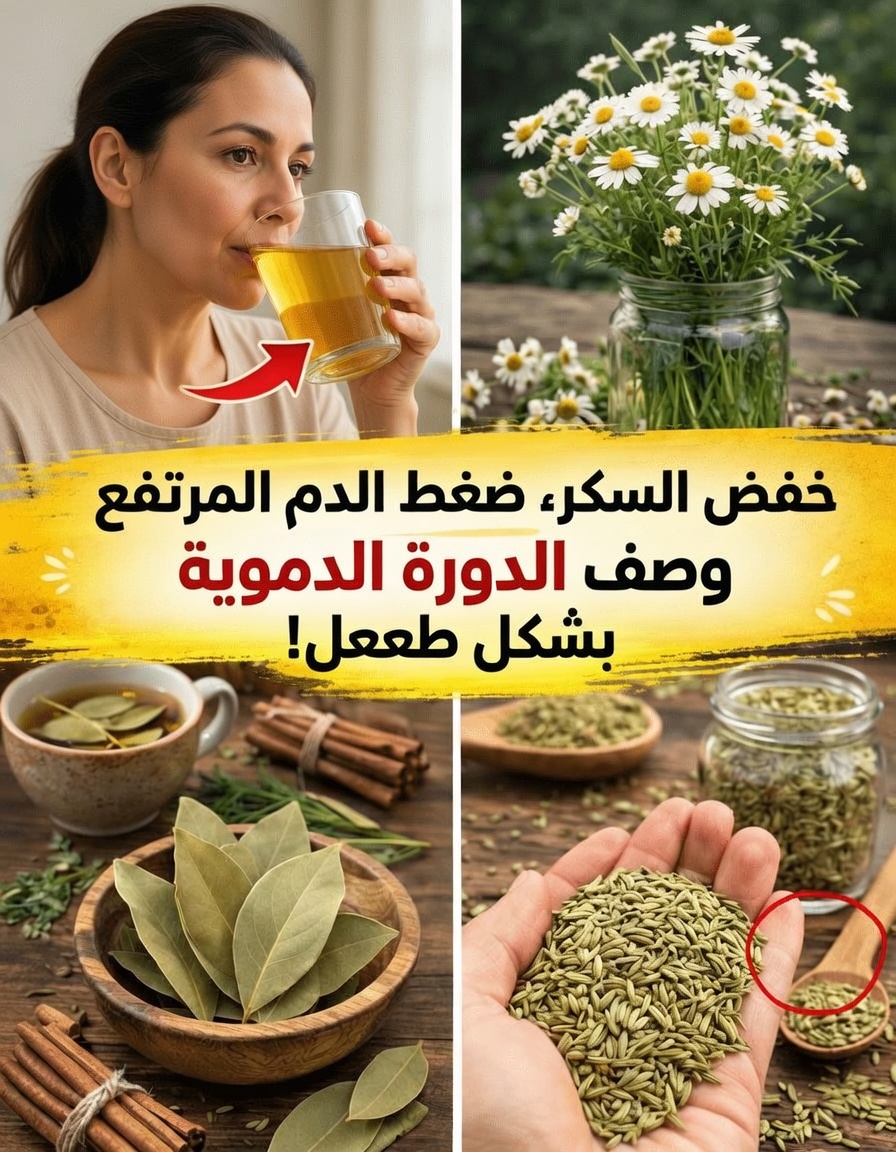 عادات مع المشروبات الطبيعية التي يمكن أن تدعم توازن السكر وضغط الدم والدورة الدموية