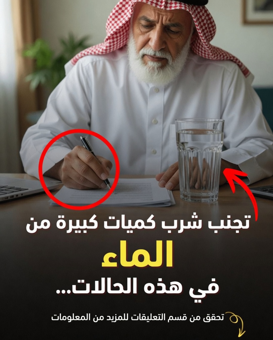 6 حالات لا يجب فيها أن تشرب الكثير من الماء وما الذي ينبغي فعله بدلاً من ذلك