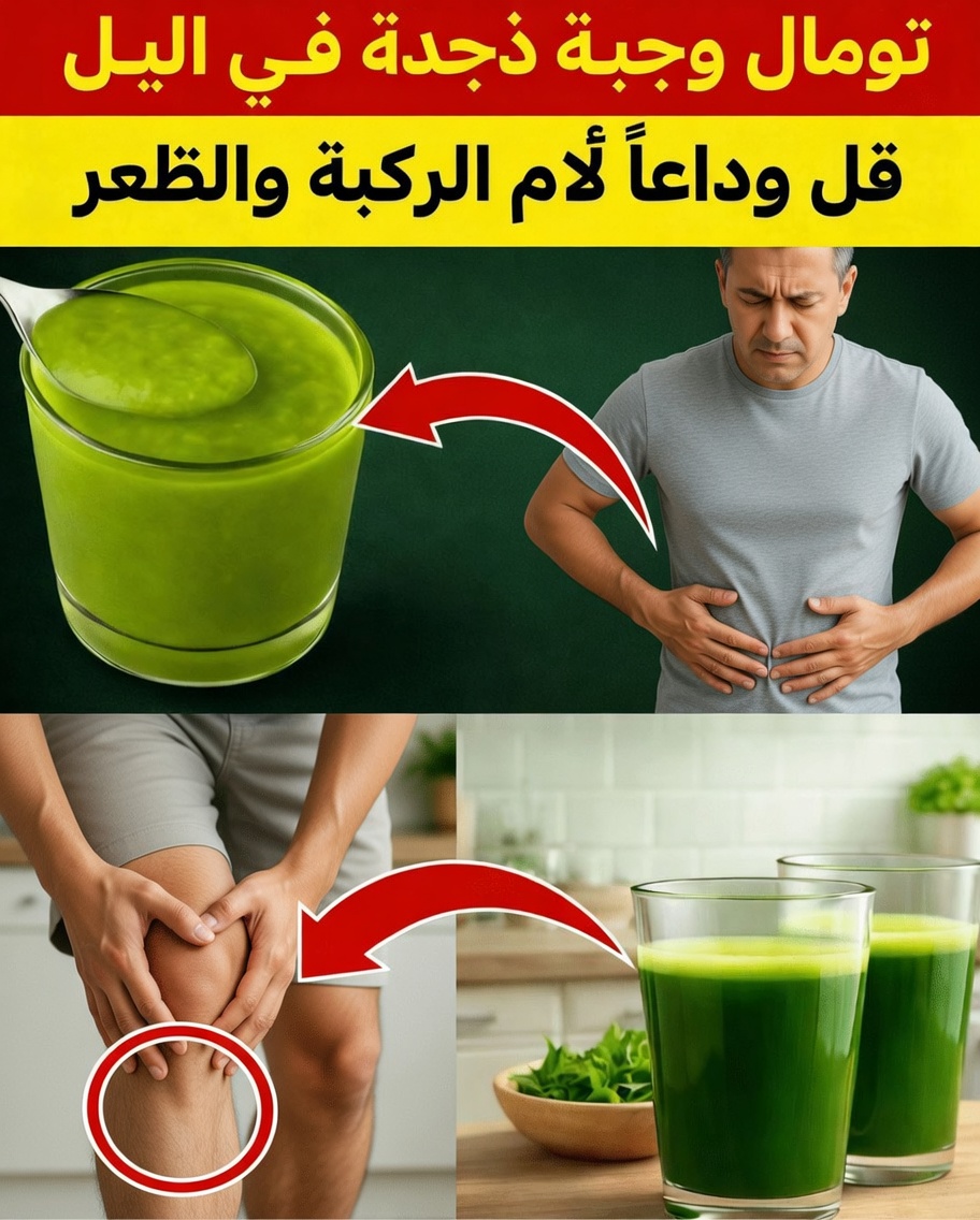 أيها كبار السن، اشربوا كوبًا واحدًا قبل النوم — ستستيقظون دون ألم في الركبة أو الظهر! (إنه يعمل حقًا!)