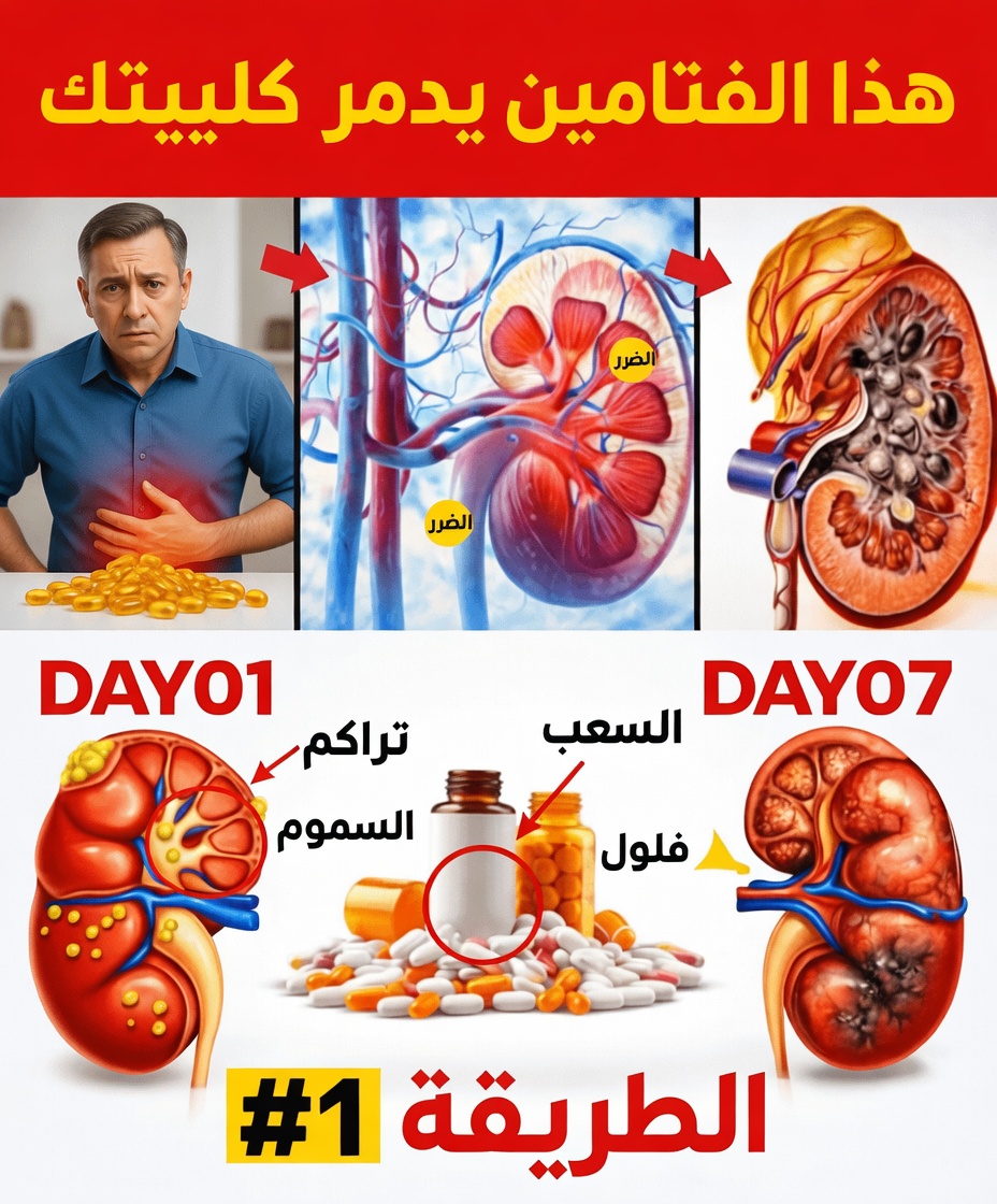 ٩ فيتامينات ومكملات قد تضر الكبد والكلى: ما يجب أن يعرفه كل شخص بالغ