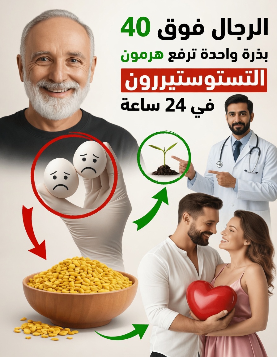 للرجال فوق سن الأربعين؟ هذه البذرة القوية تعيد مستوى التستوستيرون لديك كما كان في عمر العشرين