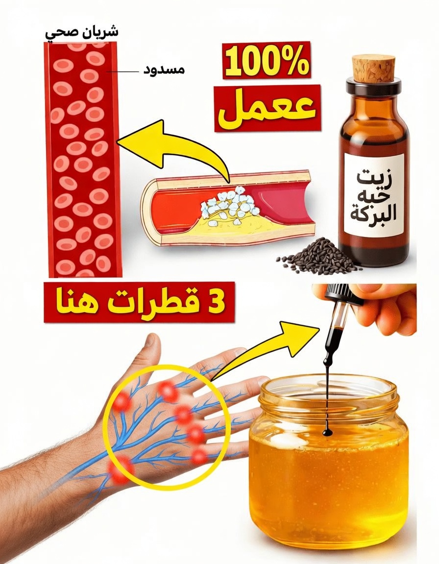 الأطباء القدامى يقسمون بهذا: فقط 3 قطرات من زيت الحبة السوداء في العسل تعالج 13 مشكلة كنت تظن أنها دائمة