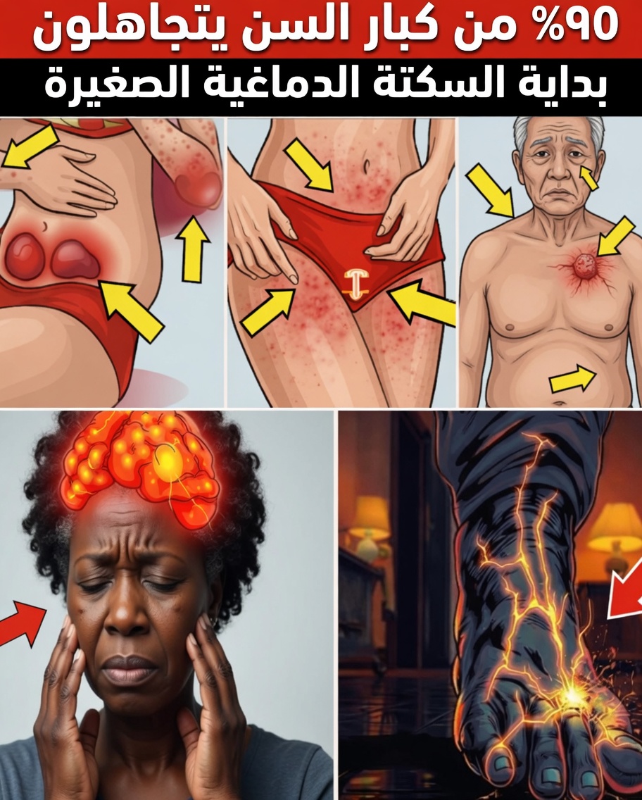 10 أعراض لسكتات دماغية صامتة بعد سنّ الستين تُفَوَّت غالبًا (خصوصًا العرض رقم 4 – علامة تحذير لـ«لحظة النسيان» لدى الكبار)